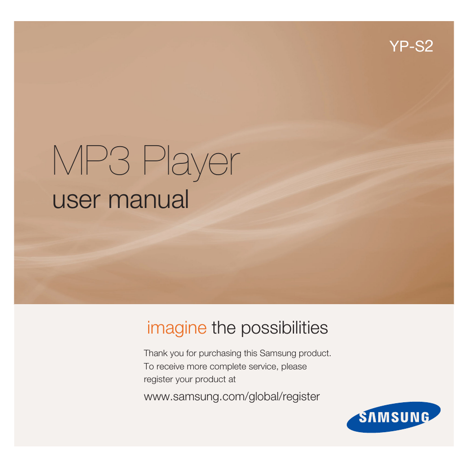 Samsung YP-S2QU-XAA User Manual | 38 pages