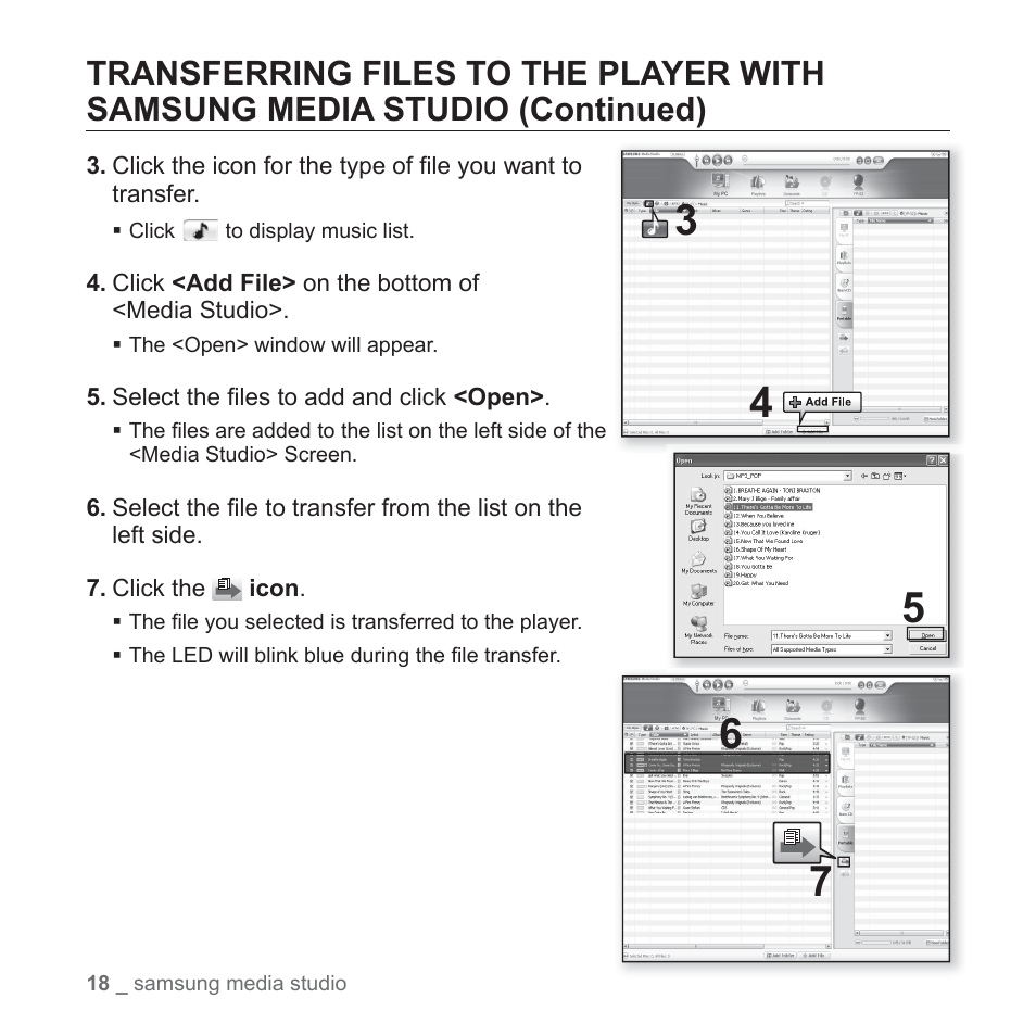 Samsung YP-S2QU-XAA User Manual | Page 18 / 38