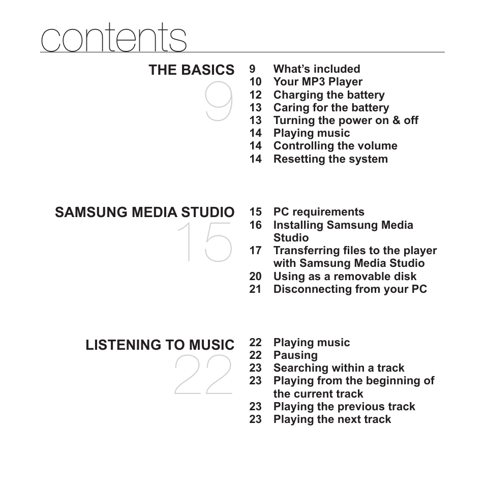 Samsung YP-S2QU-XAA User Manual | Page 7 / 38