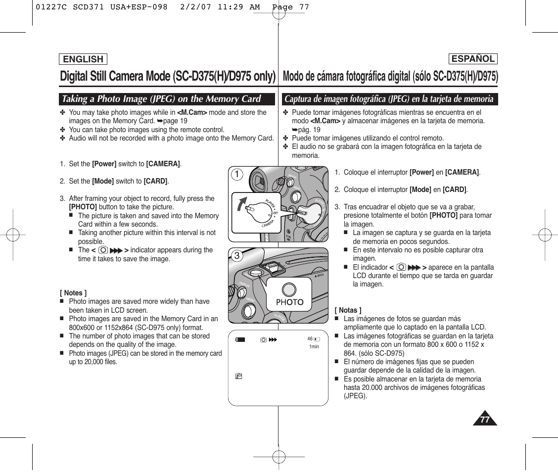 Samsung SC-D375-XAP User Manual | Page 77 / 110