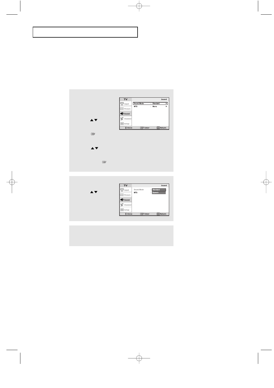 Using automatic sound settings | Samsung LTP2035X-XAA User Manual | Page 28 / 49