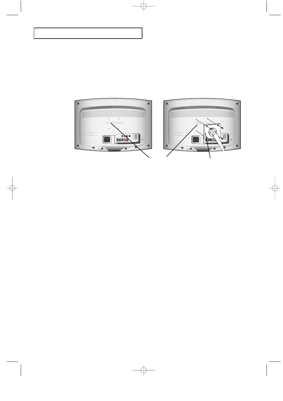 Installing vesa compliant mounting devices | Samsung LTP2035X-XAA User Manual | Page 46 / 49