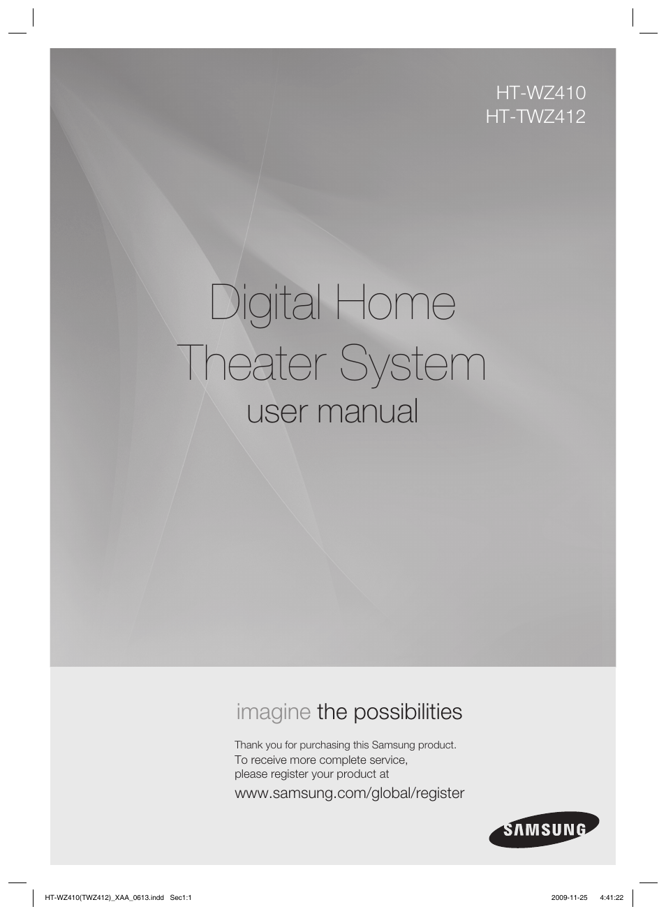 Samsung HT-TWZ412T-XAA User Manual | 75 pages