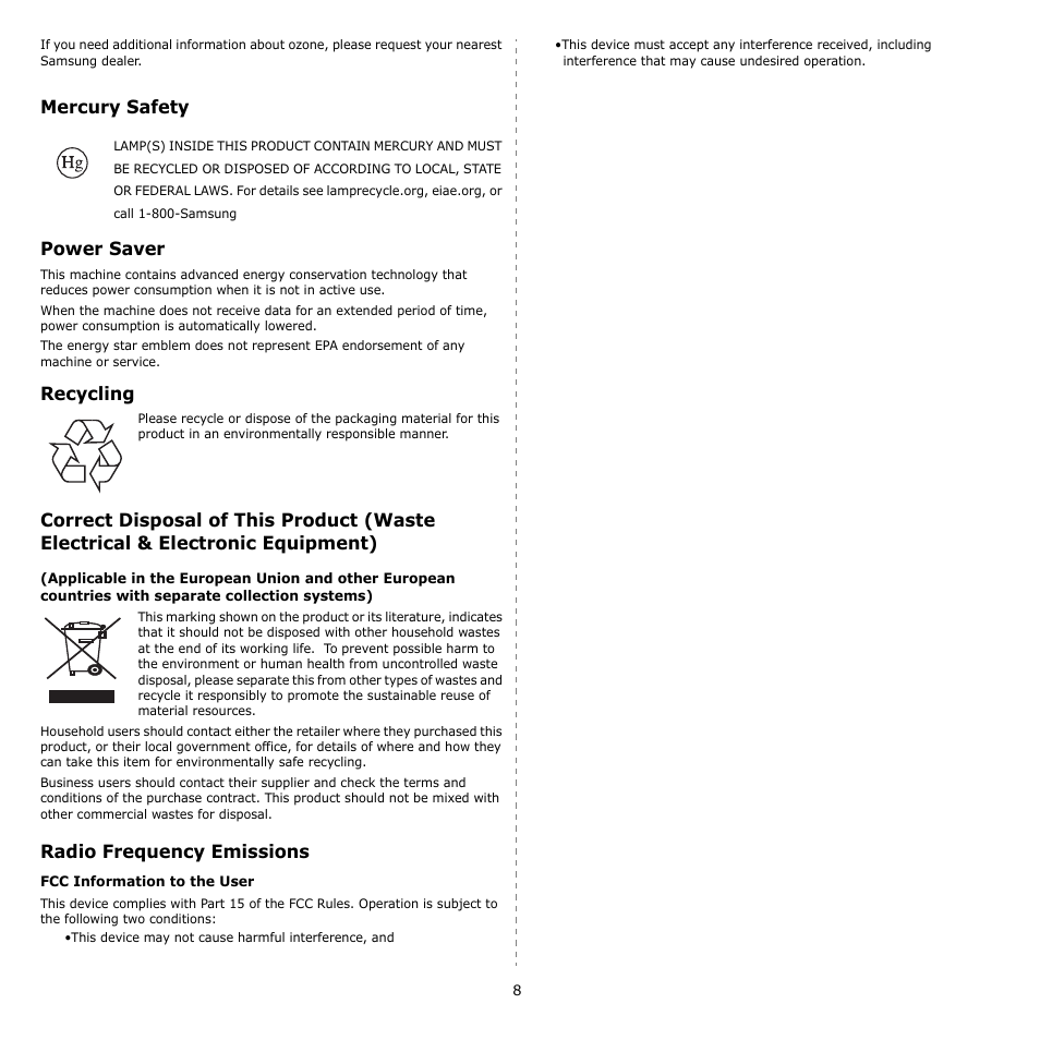 Samsung SCX-4521F-XAA User Manual | Page 9 / 125