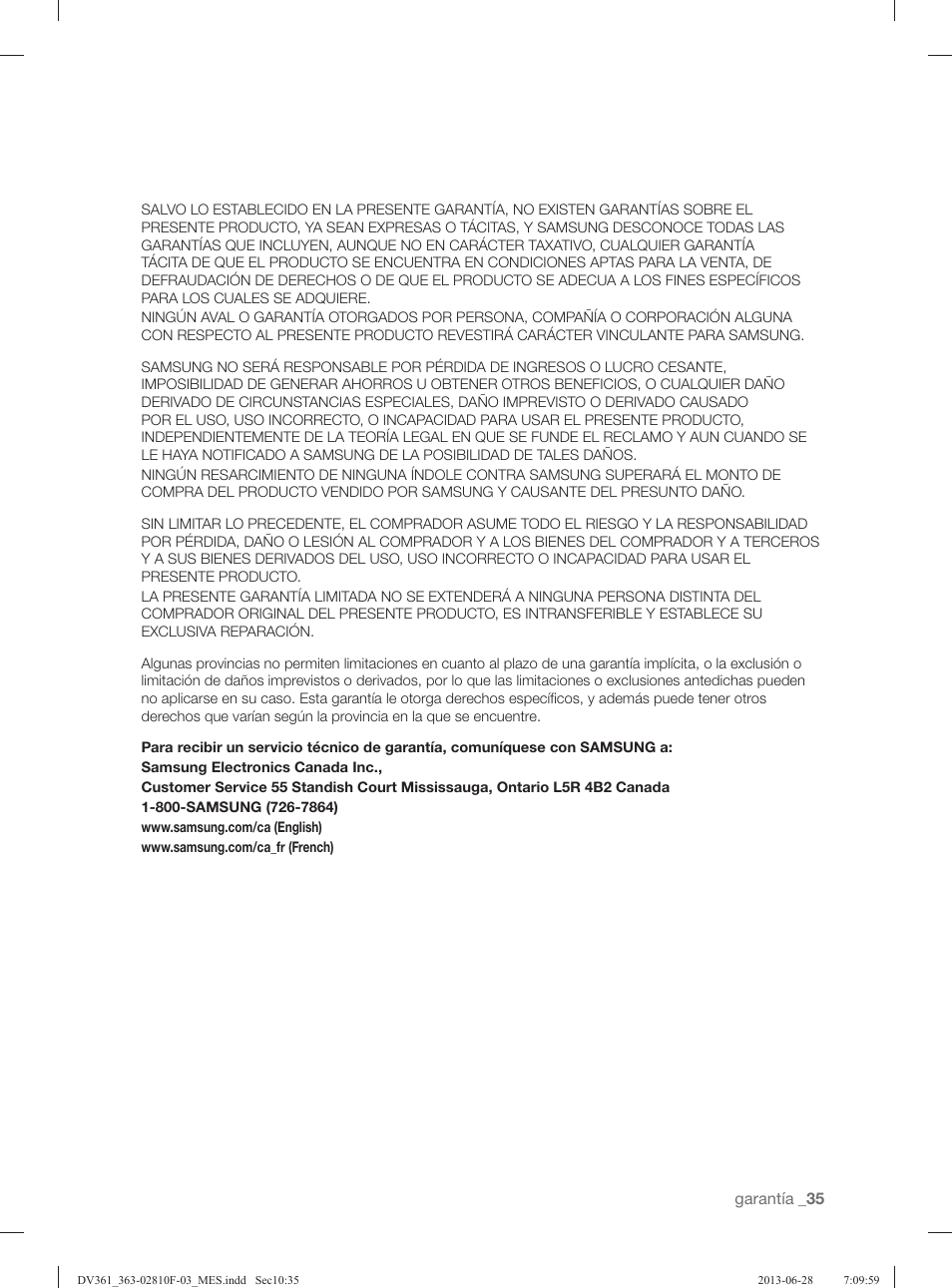 Samsung DV361GWBEWR-A3 User Manual | Page 111 / 112