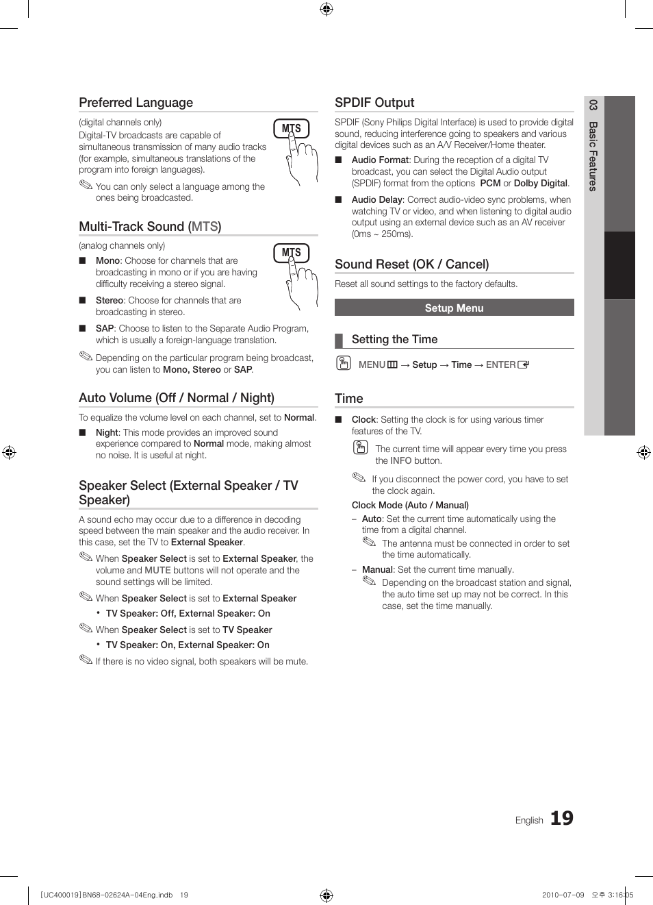 Samsung UN26C4000PDXZA User Manual | Page 19 / 42