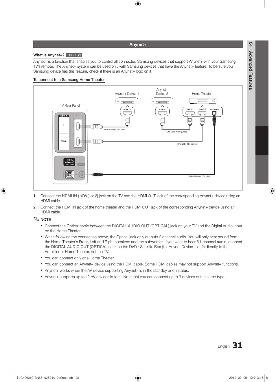 Samsung UN26C4000PDXZA User Manual | Page 31 / 42