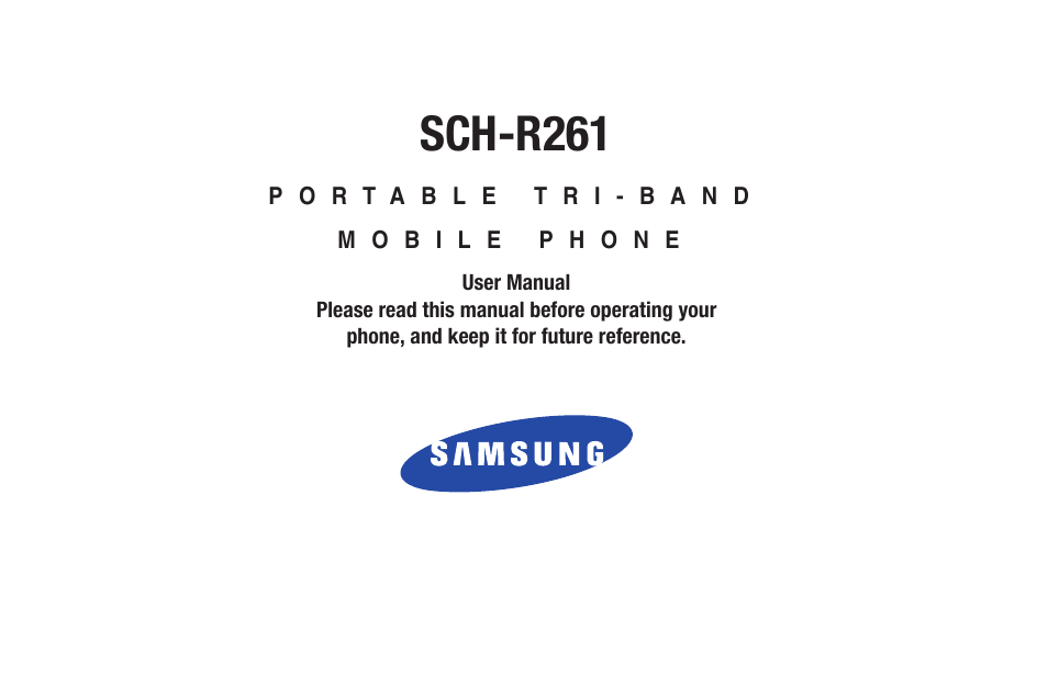Samsung SCH-R261BSAXAR User Manual | 134 pages