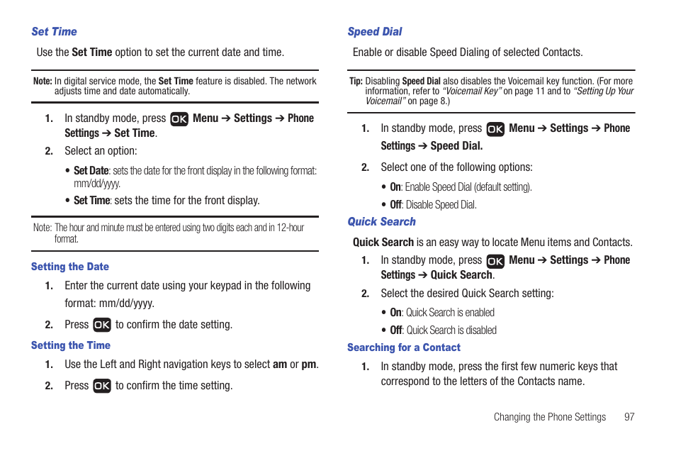 Samsung SCH-R261BSAXAR User Manual | Page 101 / 134