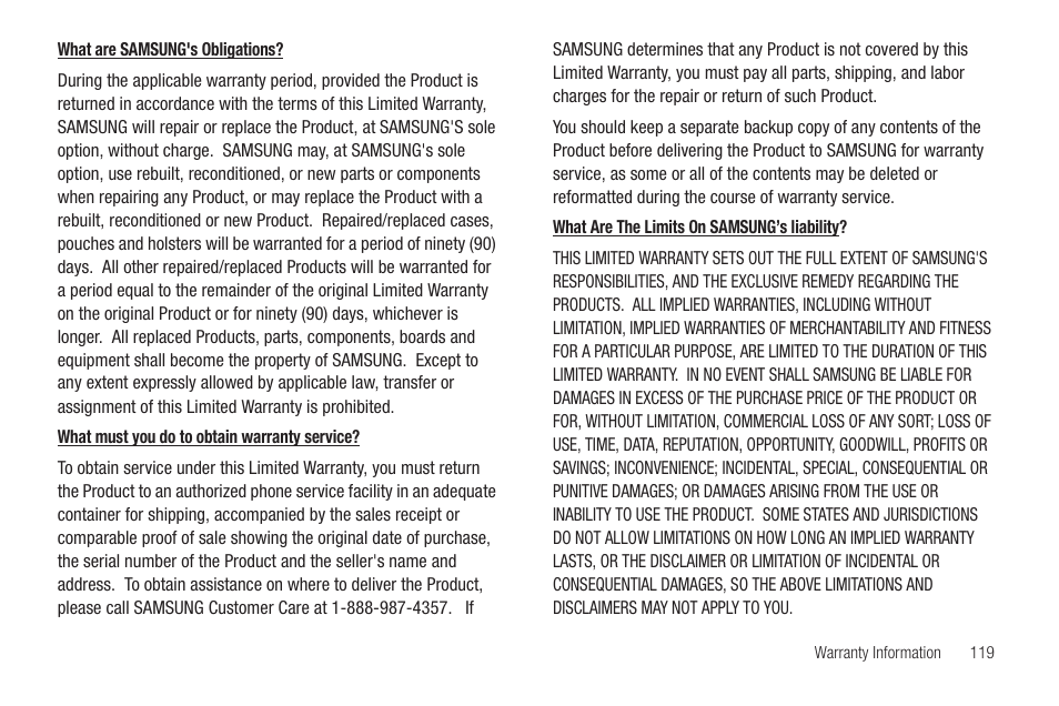 Samsung SCH-R261BSAXAR User Manual | Page 123 / 134