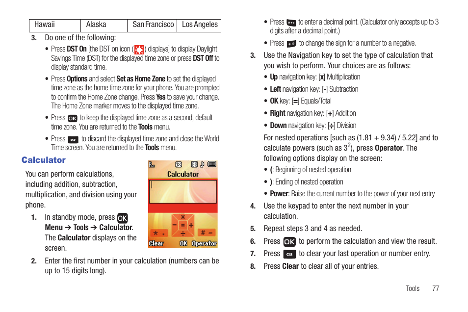 Calculator | Samsung SCH-R261BSAXAR User Manual | Page 81 / 134