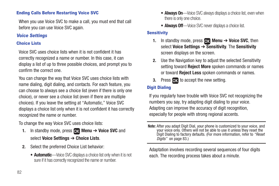 Samsung SCH-R261BSAXAR User Manual | Page 86 / 134