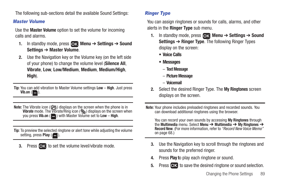 Samsung SCH-R261BSAXAR User Manual | Page 93 / 134