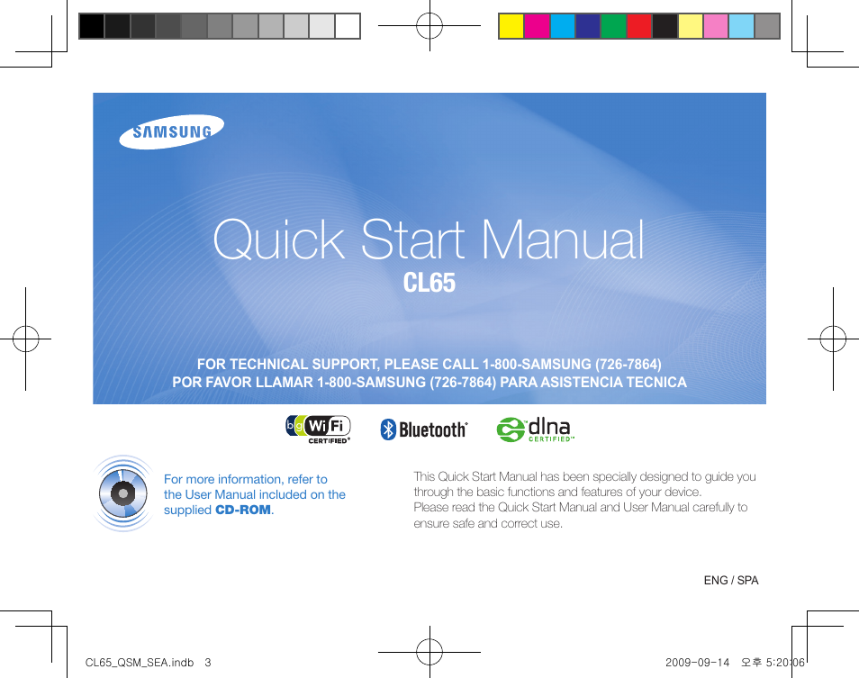 Samsung EC-CL65ZZBPRUS User Manual | 24 pages