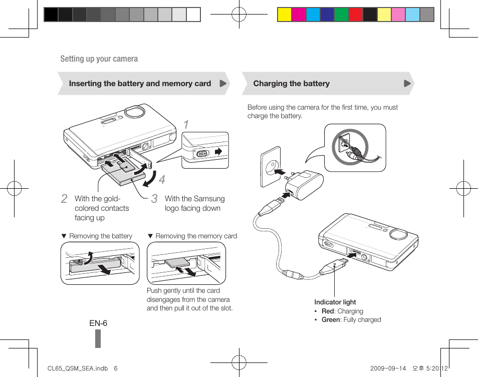 Samsung EC-CL65ZZBPRUS User Manual | Page 6 / 24
