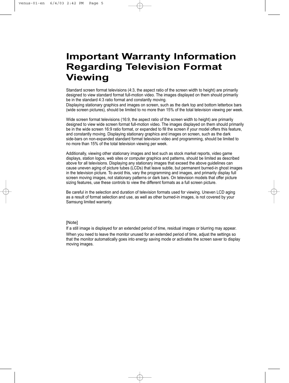 Samsung LTN406WX-XAC User Manual | Page 5 / 81