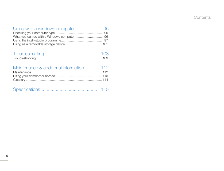 Samsung SMX-F54BN-XAA User Manual | Page 11 / 124