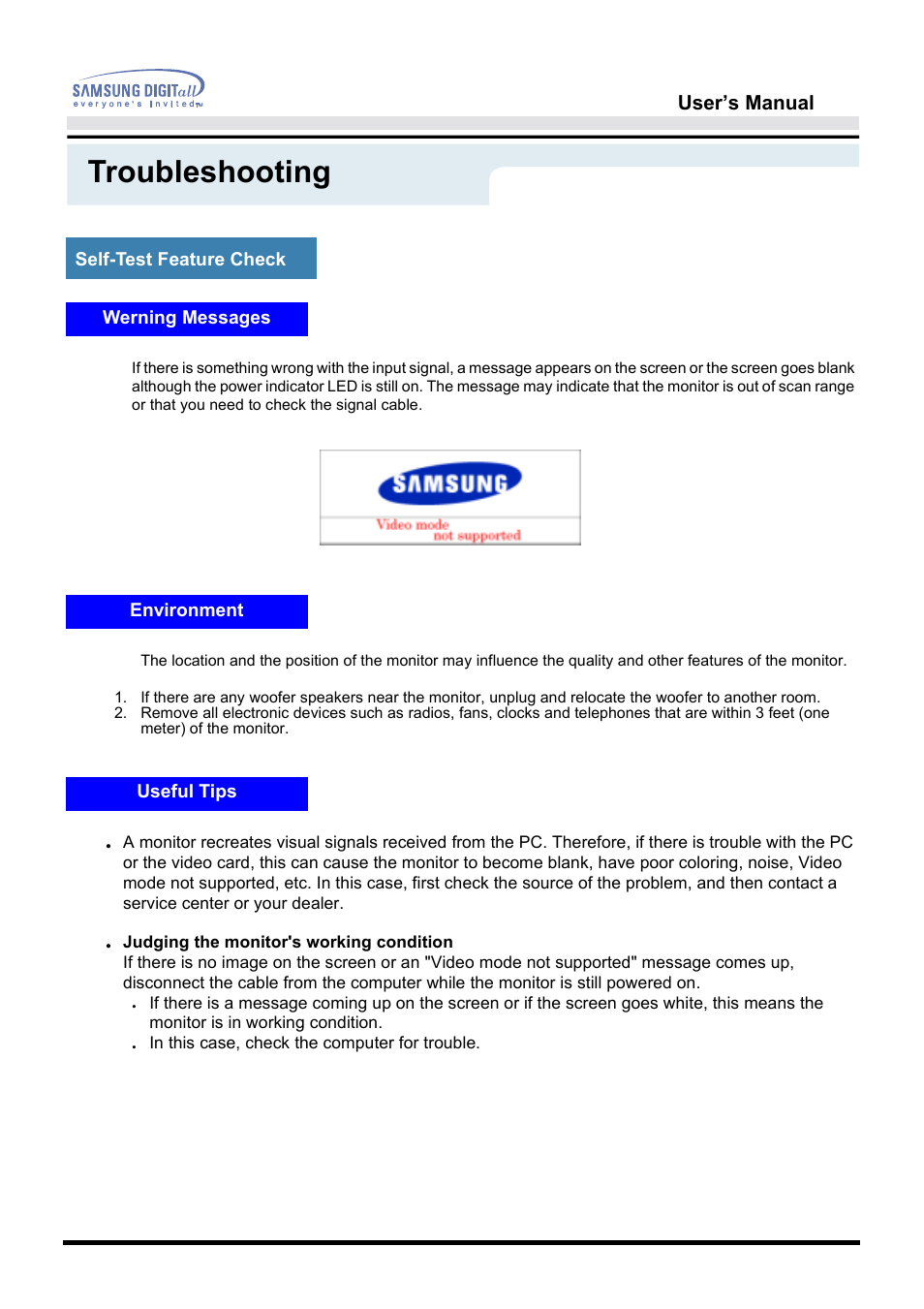 Troubleshooting | Samsung NB24BSAB User Manual | Page 43 / 61