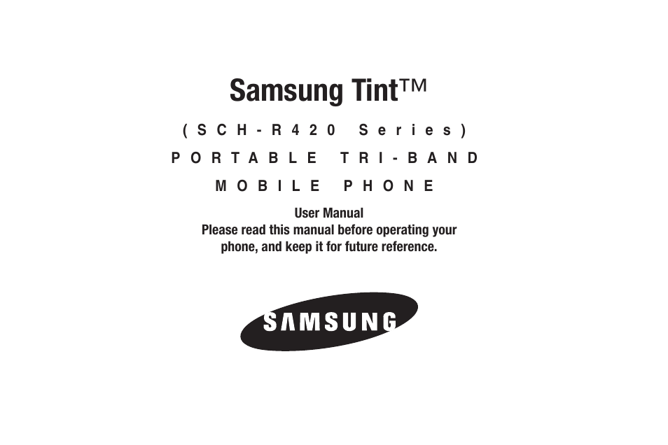 Samsung SCH-R420DAAMTR User Manual | 153 pages