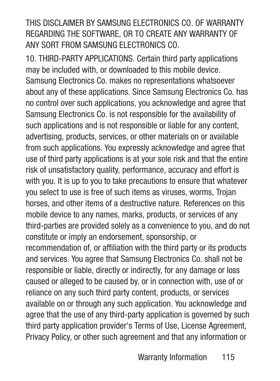 Samsung SGH-S150ZKATFN User Manual | Page 121 / 130