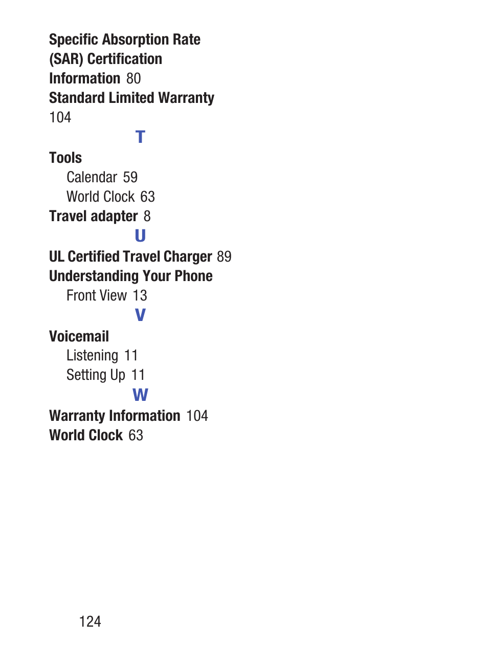 Samsung SGH-S150ZKATFN User Manual | Page 130 / 130