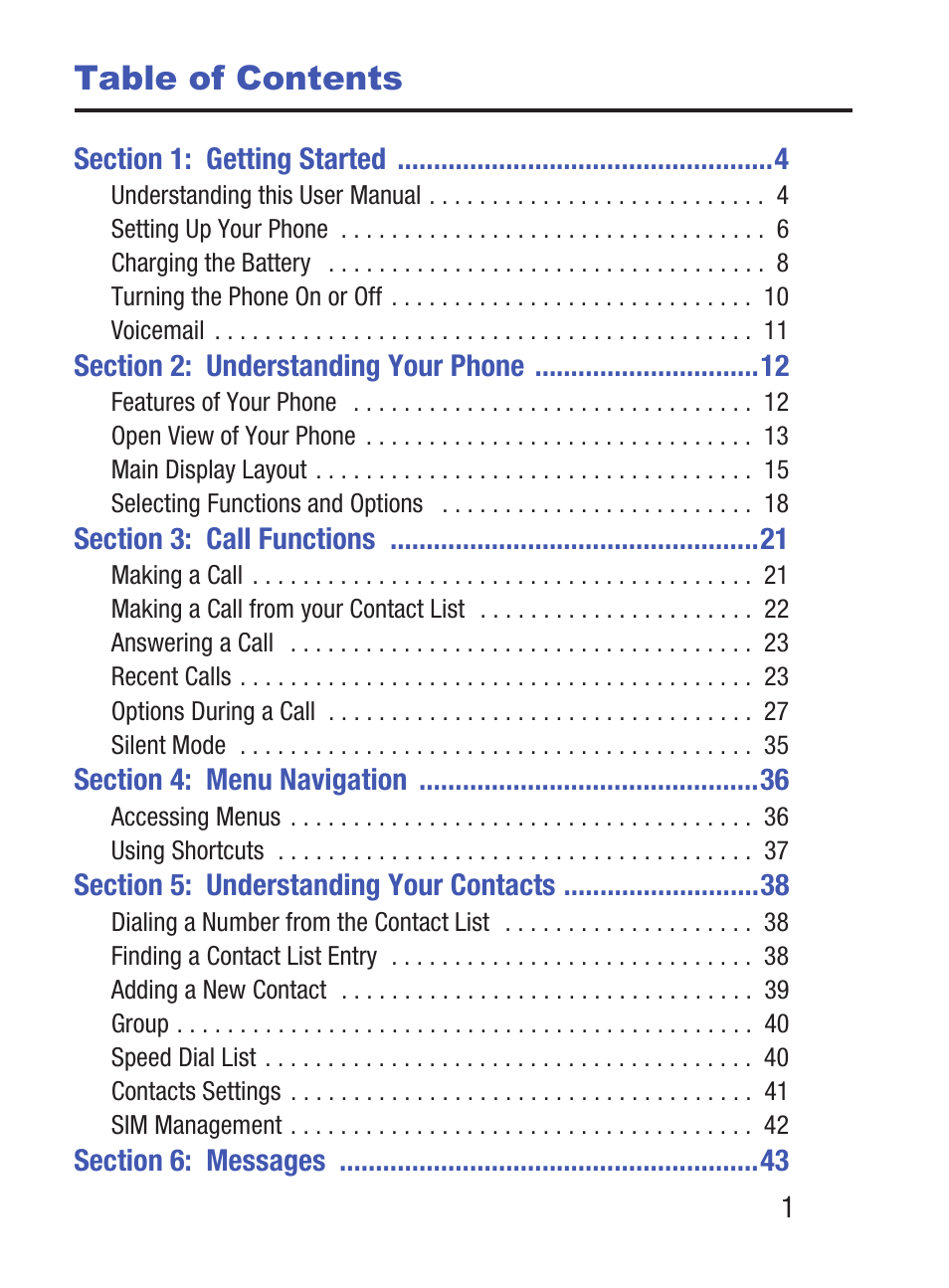 Samsung SGH-S150ZKATFN User Manual | Page 7 / 130