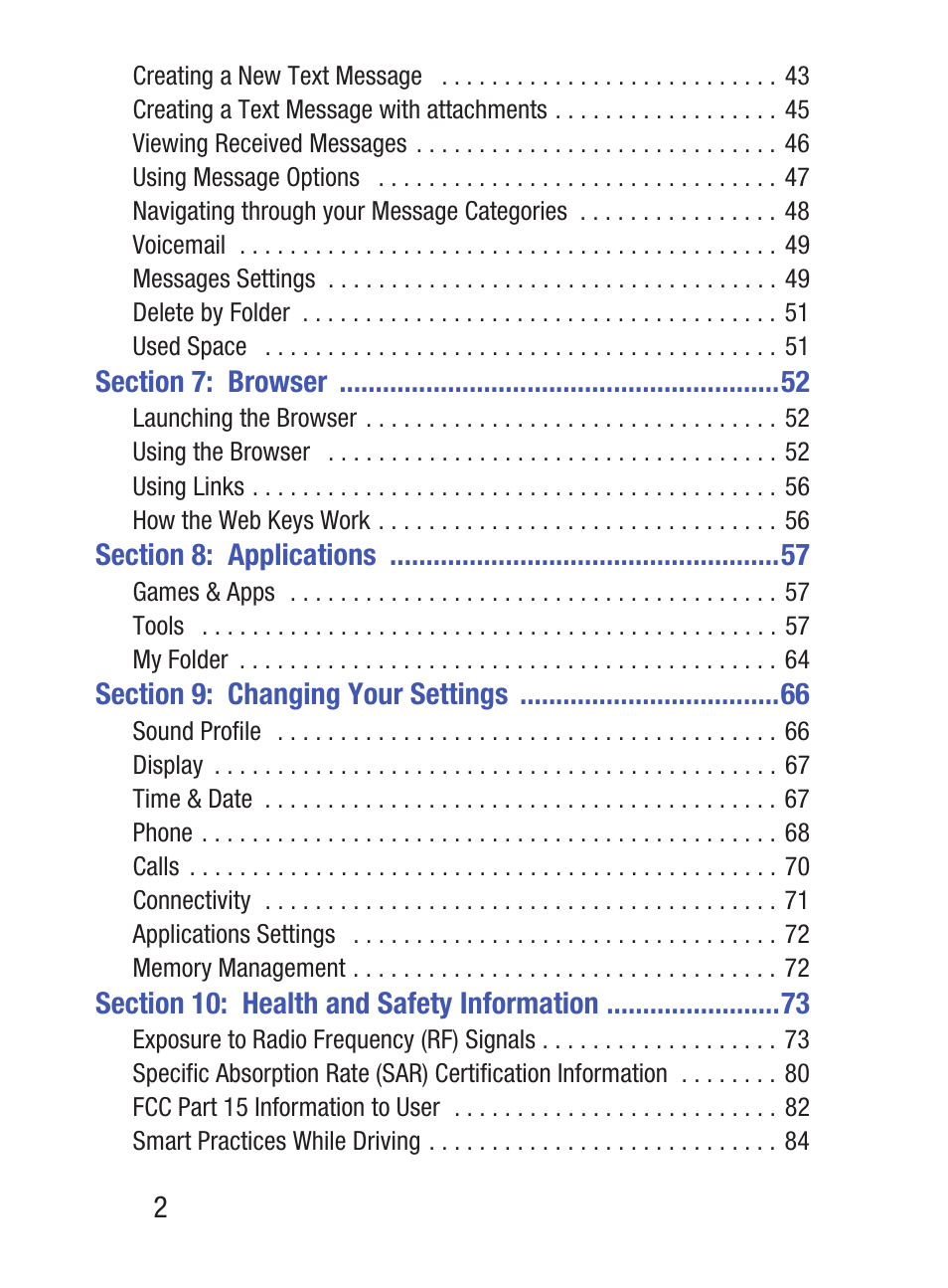 Samsung SGH-S150ZKATFN User Manual | Page 8 / 130