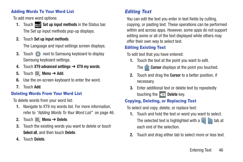 Samsung GT-P7310MAEXAR User Manual | Page 51 / 264