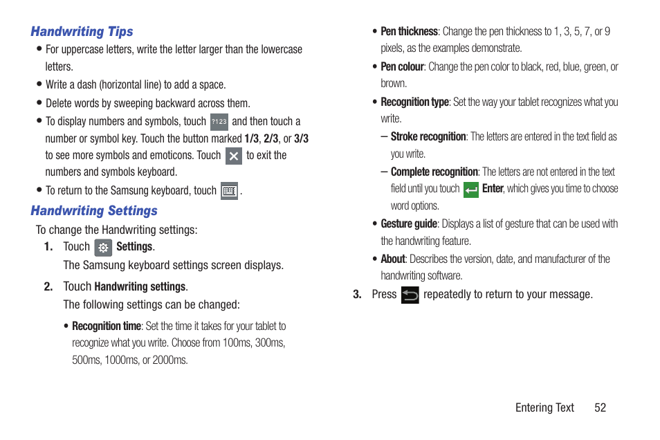 Samsung GT-P7310MAEXAR User Manual | Page 57 / 264