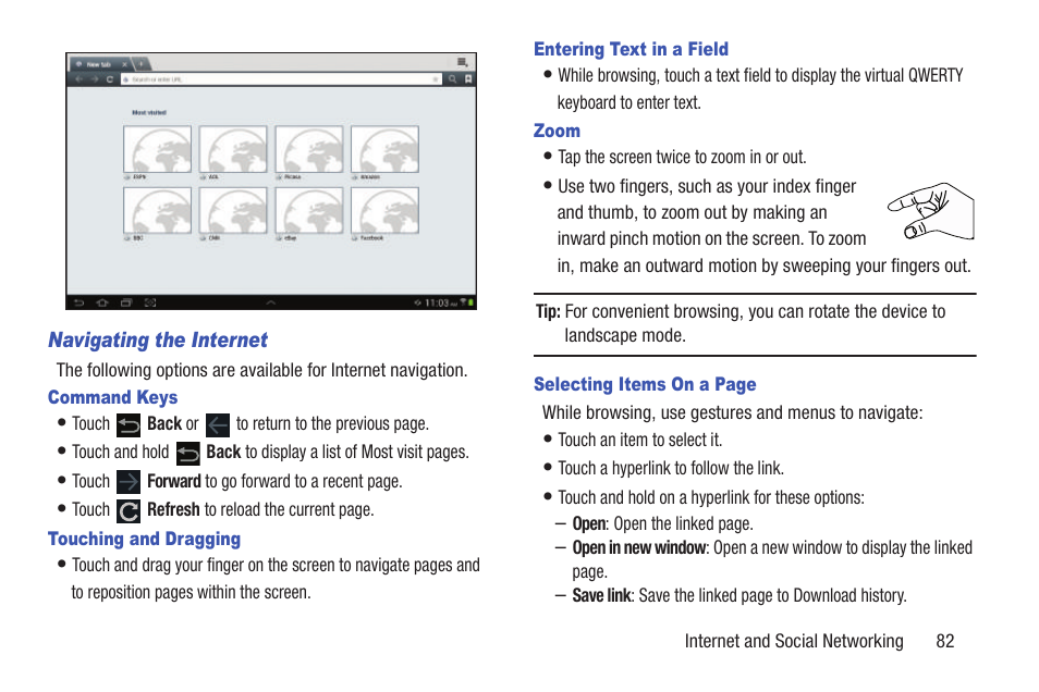Samsung GT-P7310MAEXAR User Manual | Page 87 / 264