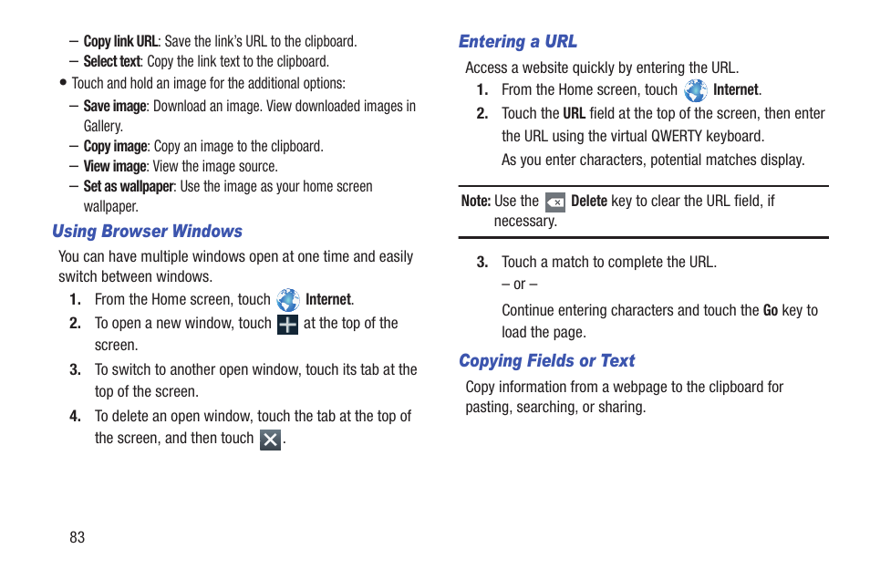 Samsung GT-P7310MAEXAR User Manual | Page 88 / 264