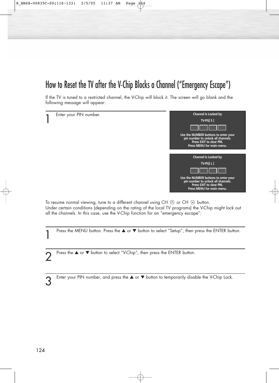 Samsung SPR4232X-XAC User Manual | Page 124 / 144