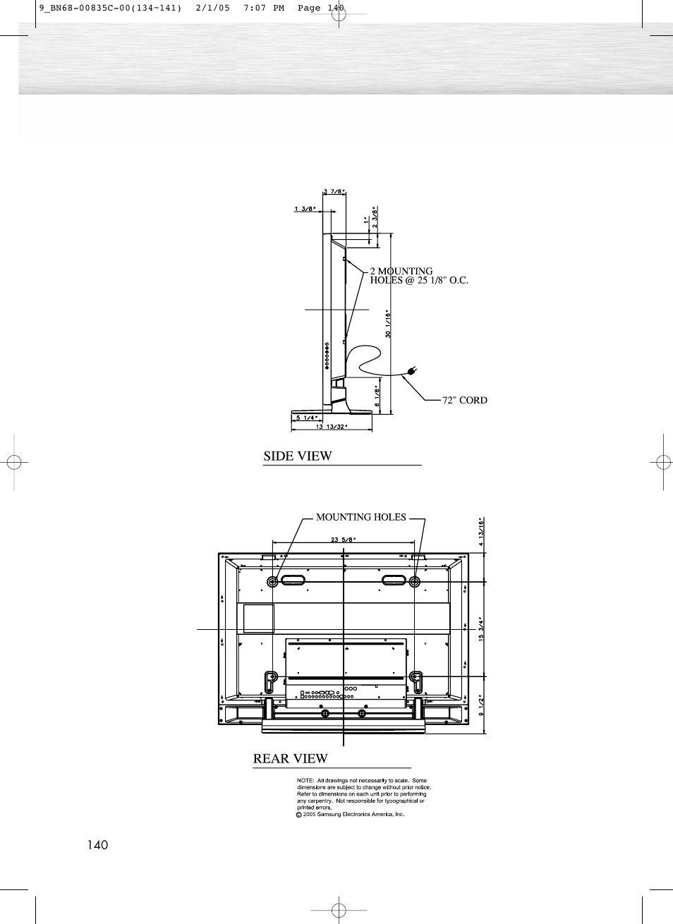 Samsung SPR4232X-XAC User Manual | Page 140 / 144