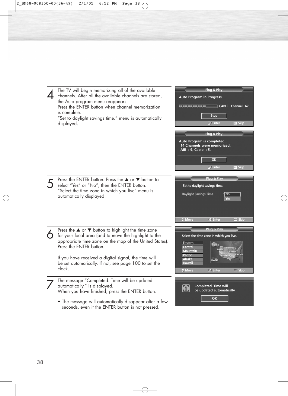 Samsung SPR4232X-XAC User Manual | Page 38 / 144