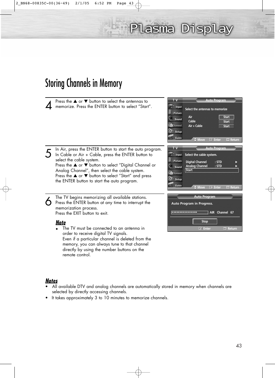 Samsung SPR4232X-XAC User Manual | Page 43 / 144