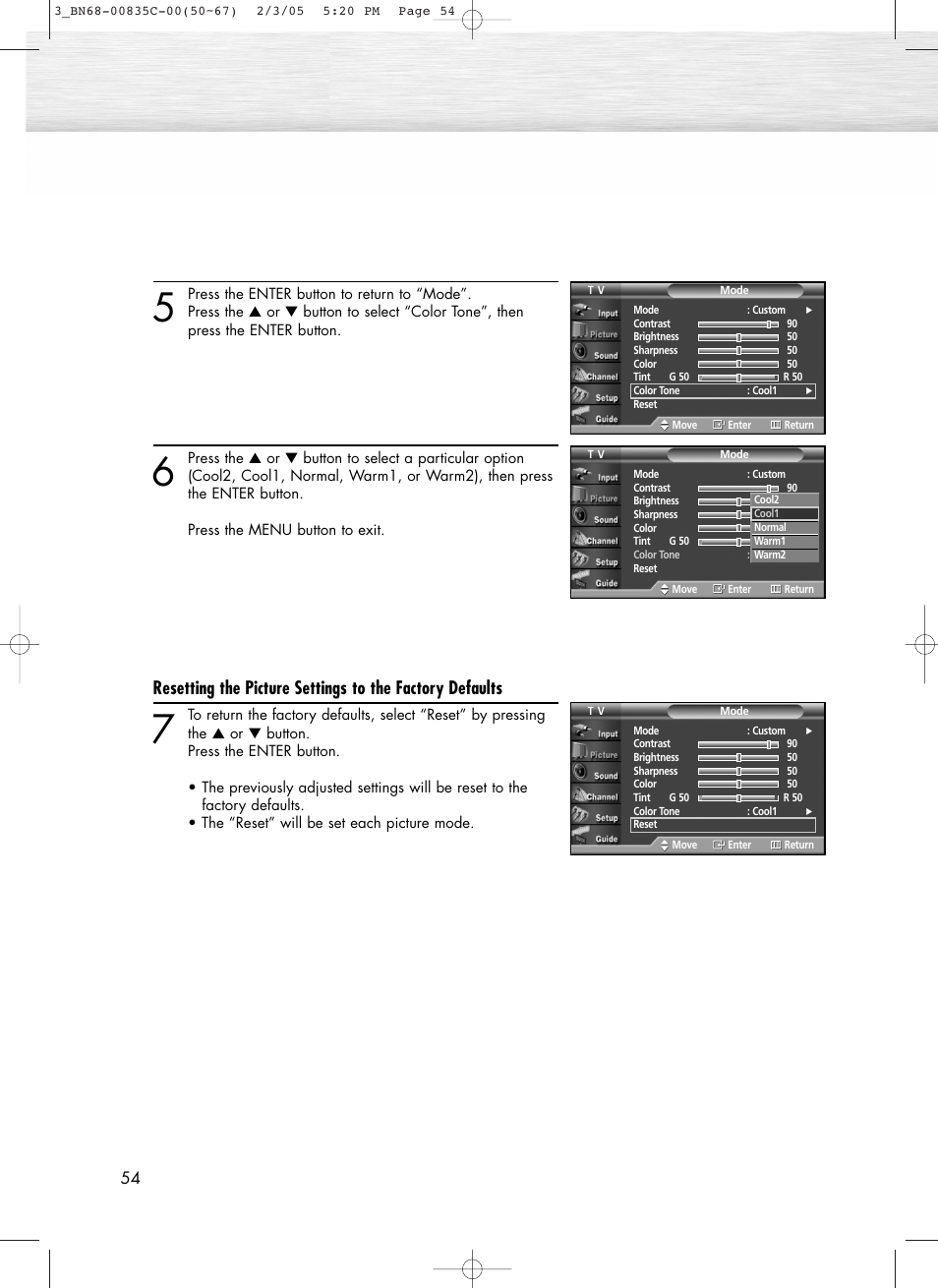 Samsung SPR4232X-XAC User Manual | Page 54 / 144