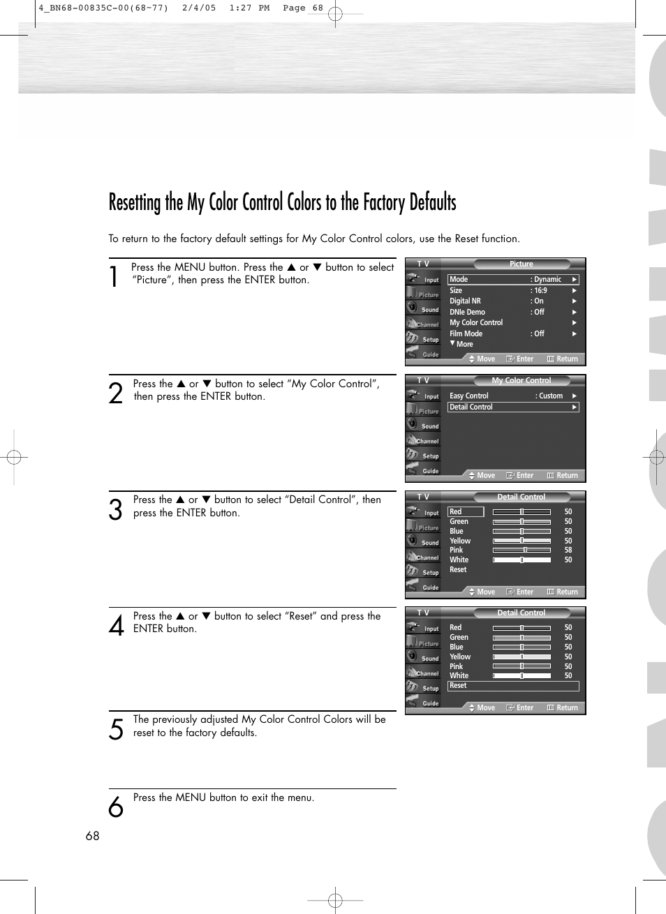 Samsung SPR4232X-XAC User Manual | Page 68 / 144