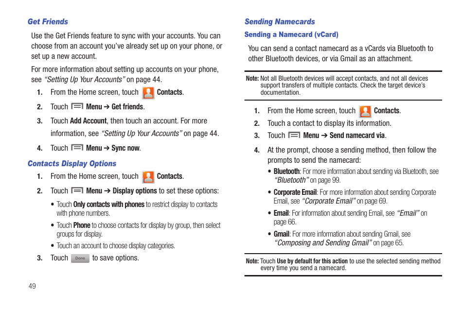 Samsung SCH-I400ZKOVZW User Manual | Page 53 / 183