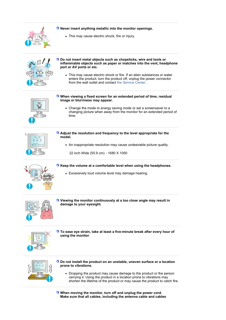 Samsung LS22WJWCBUXAA User Manual | Page 8 / 48