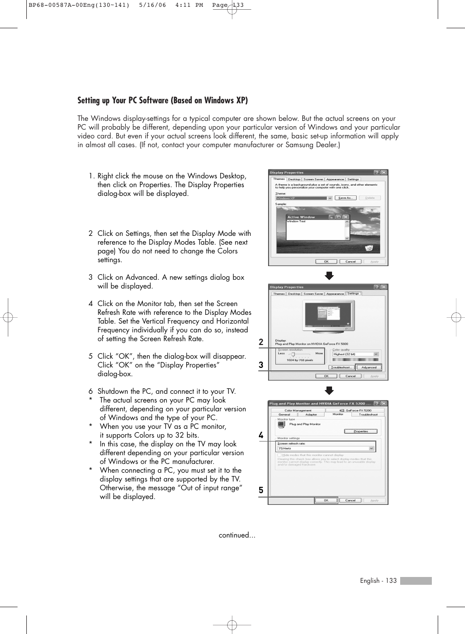 Samsung HLS5679WX-XAA User Manual | Page 133 / 160