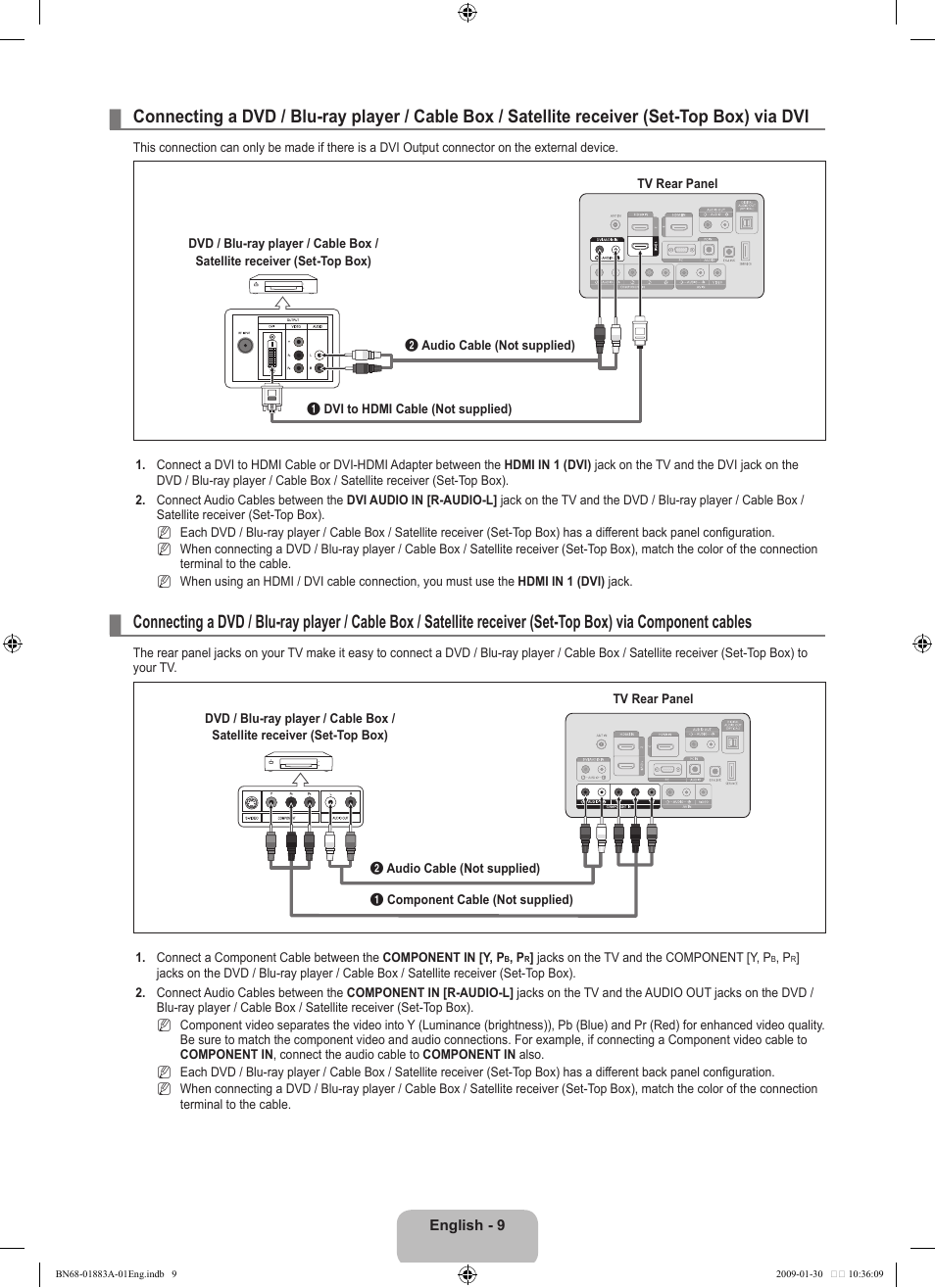 Samsung LN52B530P7FXZA User Manual | Page 11 / 101