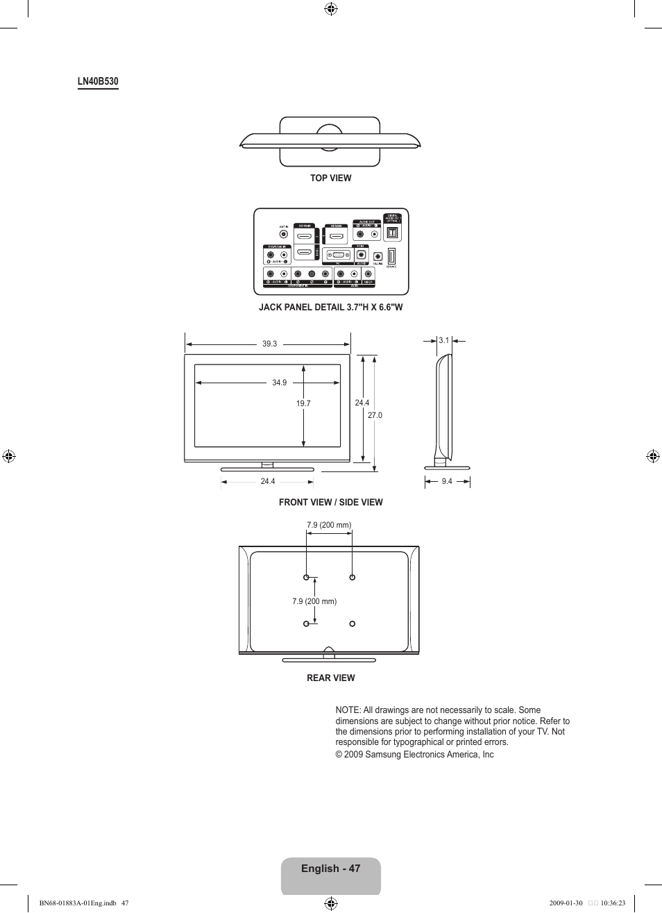Samsung LN52B530P7FXZA User Manual | Page 49 / 101