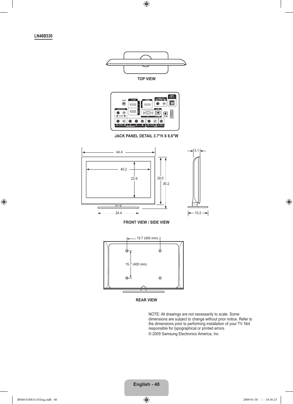 Samsung LN52B530P7FXZA User Manual | Page 50 / 101