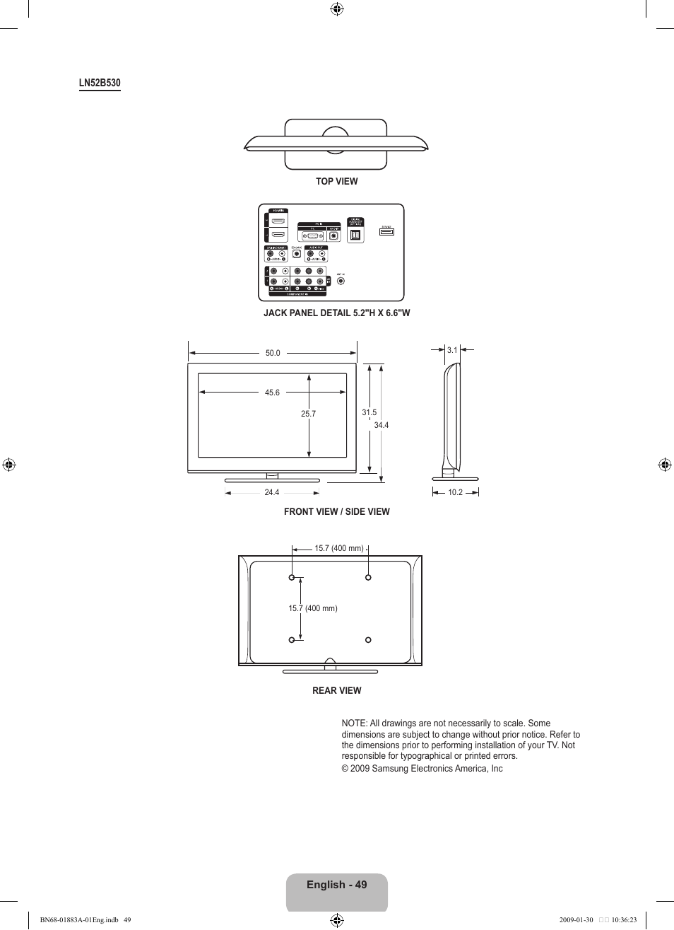 Samsung LN52B530P7FXZA User Manual | Page 51 / 101
