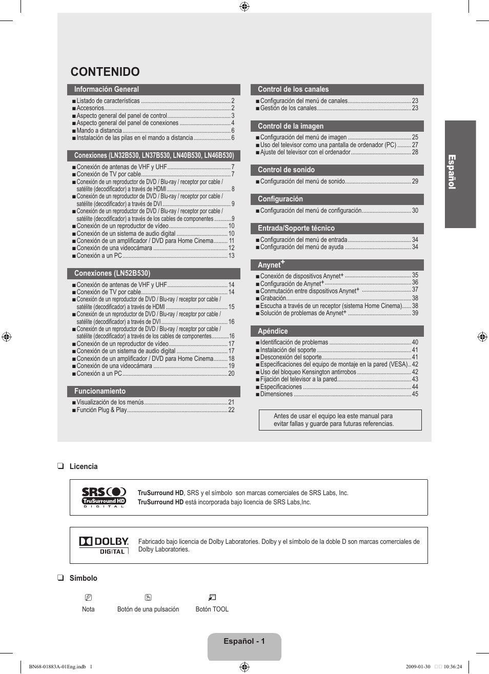 Samsung LN52B530P7FXZA User Manual | Page 53 / 101