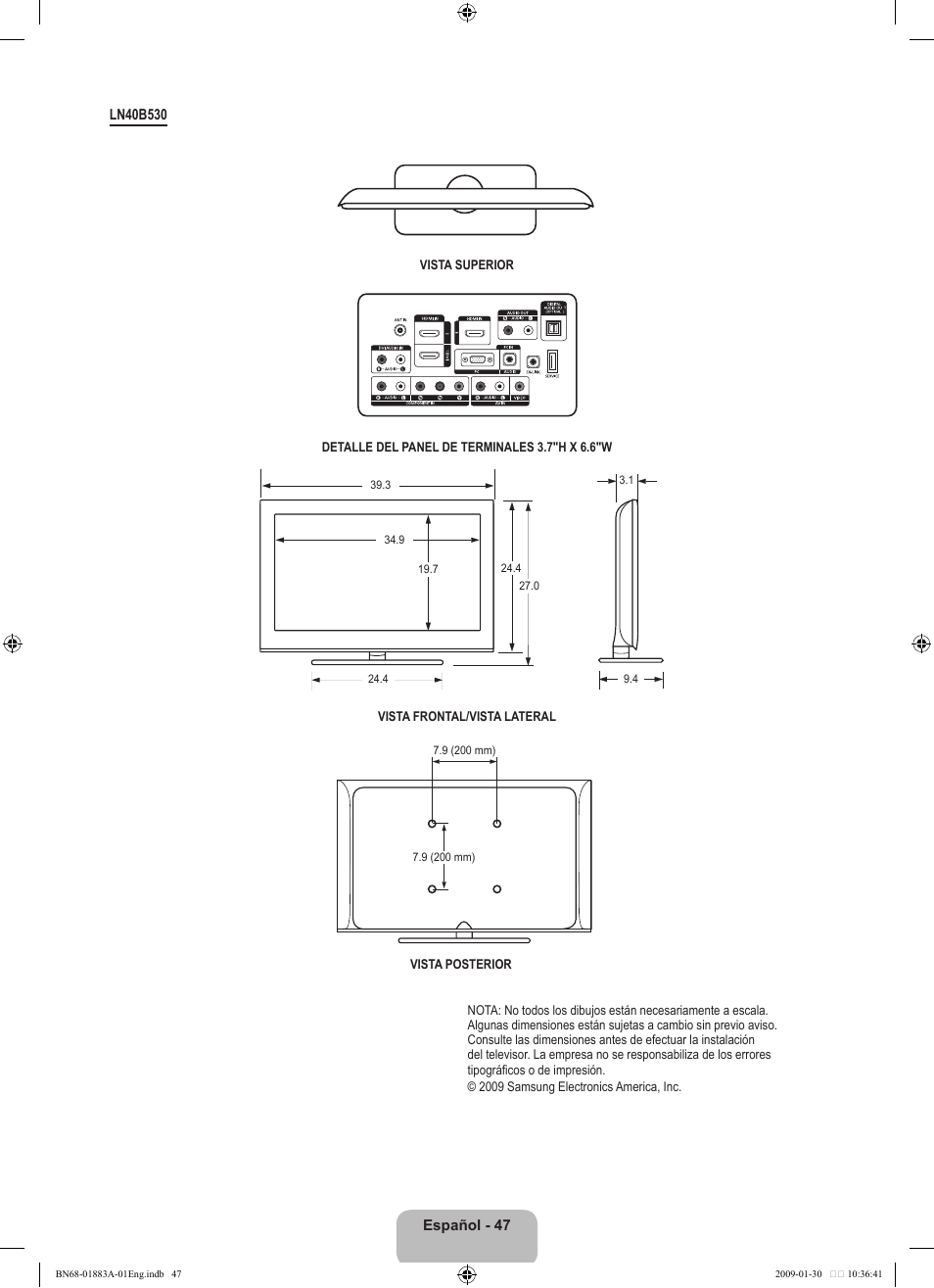 Samsung LN52B530P7FXZA User Manual | Page 99 / 101