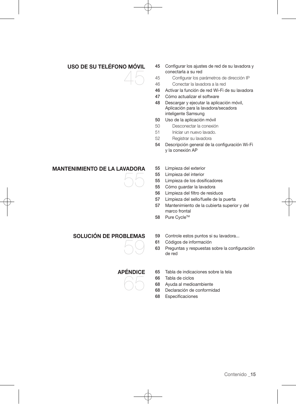 Samsung WF457ARGSGR-AA User Manual | Page 167 / 228
