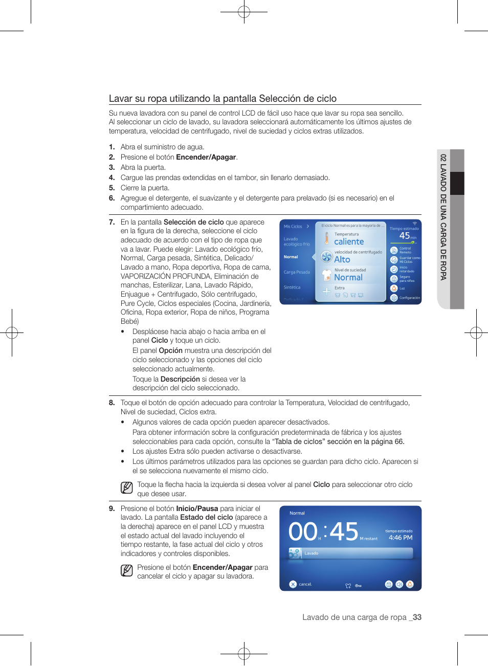 Samsung WF457ARGSGR-AA User Manual | Page 185 / 228