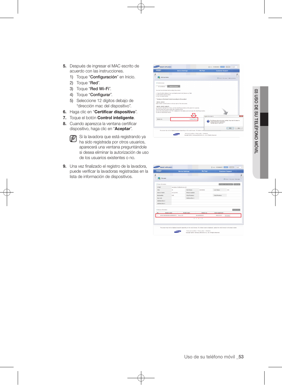 Samsung WF457ARGSGR-AA User Manual | Page 205 / 228