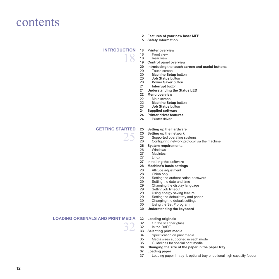 Samsung SCX-6555N-XBG User Manual | Page 12 / 187